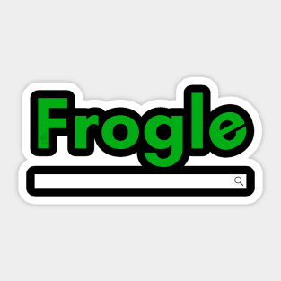 Frogle Sticker